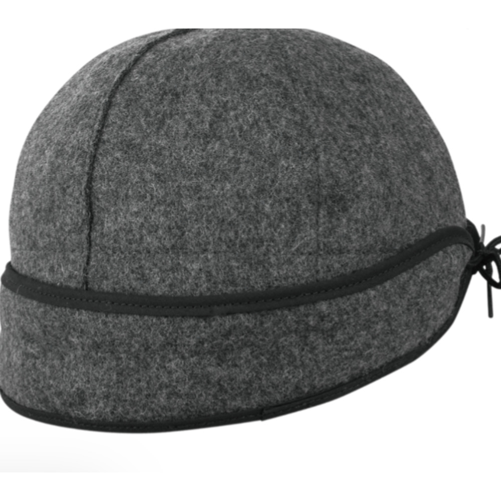 Stormy Kromer Brimless Cap Gray Wool Hat Size 6 5/8 NEW